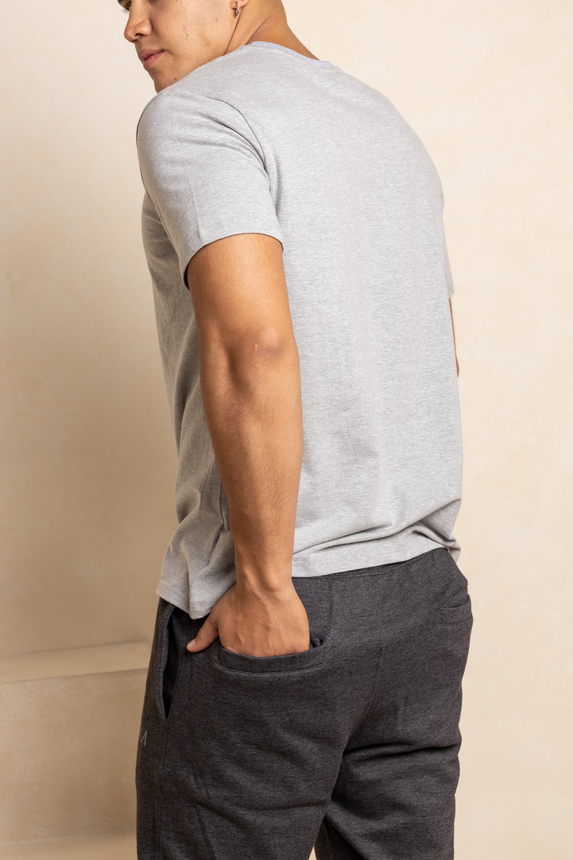 SUDADERA GRIS HOMBRE
